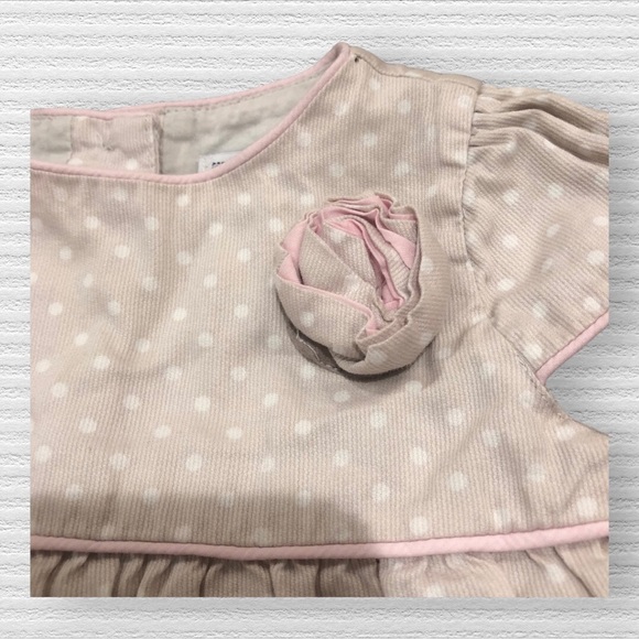 Janie & Jack | Micro Cord | Rosette | Dress - Picture 2 of 4